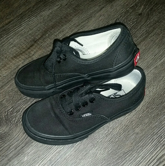 Black kids Vans - Picture 1 of 5